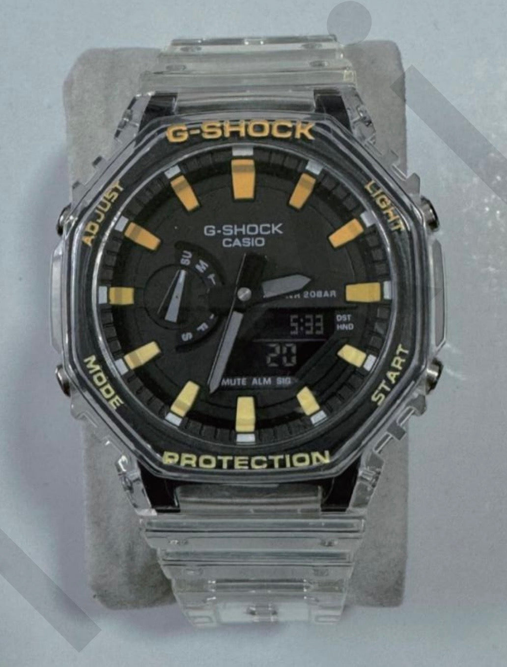 G-Shock | Jaune et Transparent